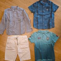 Camice maglietta pantaloncini corti 7-8-9-10 anni
