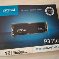 Crucial P3 Plus 1TB PCIe Gen4 NVMe