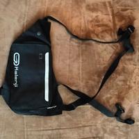 Marsupio pettorale running Kalenji nero