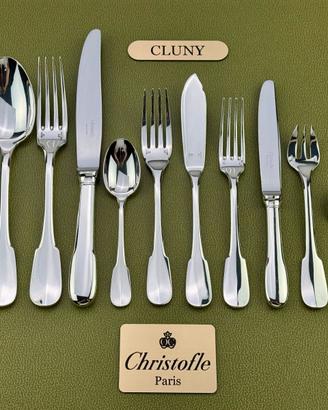 Servizio Posate Christofle Cluny 127 Pezzi per 12