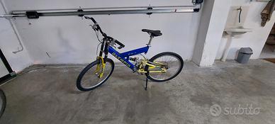 bicicletta mtb olympia full suspension