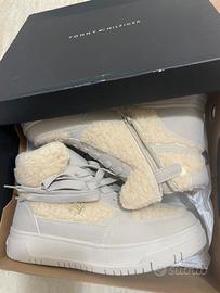 Stivaletti con lacci,chiari ,Tommy Hilfiger