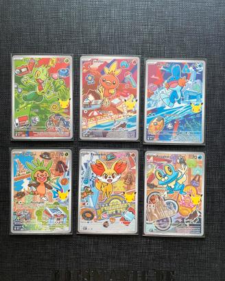 Pokemon Starter Hoenn Kalos Ita Mint