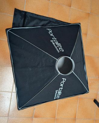 elinchrom portalite soft box 65x65cm flash