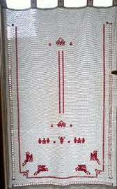 Tende ricami punto croce