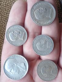 Argento 5 Monete Regno d'Italia da collezione