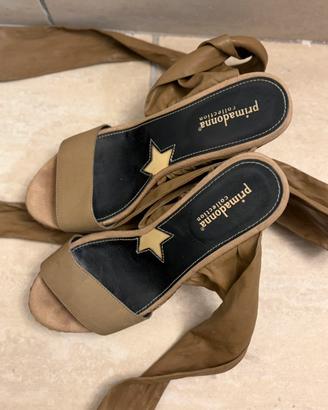 Sandali con zeppa e lacci Primadonna Collection
