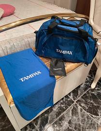 Set borsone/zaino + asciugamano con piccola sacca