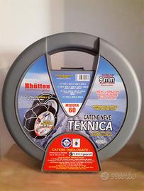 Catene Neve Rhutten Teknica Misura 60 - Nuove