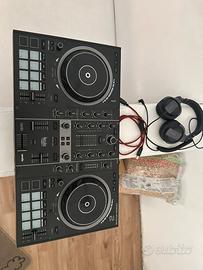 Console dj hercules inpulse 500, cuffie pioneer