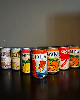 Collezione lattine vintage anni 80/90