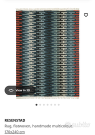Tappeto Ikea fatto a mano Resenstad