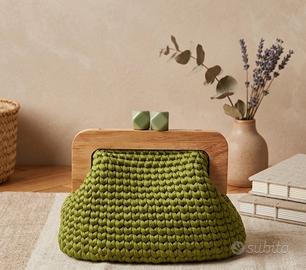 Borsa uncinetto clic clac