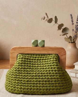 Borsa uncinetto clic clac