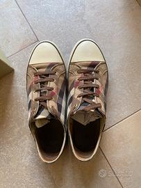 Sneakers Burberry originali n. 42 in pelle