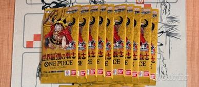 Card Bandai one piece 10 bustine op 17