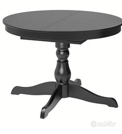 INGATORP Tavolo allungabile nero IMBALLATO