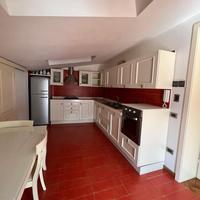 Febal cucina ad angolo in legno laccato avorio