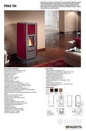 Stufa a pellet piazzetta P966 TH idro