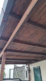 Tettoia in legno
