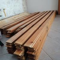 Doghe in legno di abete per rivestimento ed altro