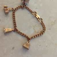 Bracciale souvenir charms vintage Washington