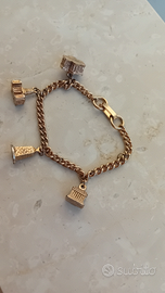 Bracciale souvenir multicharms vintage Washington