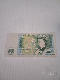 Banconota 1 Sterlina Queen Elisabeth II