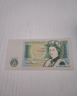Banconota 1 Sterlina Queen Elisabeth II