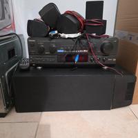 amplificatore technics e impianto 5.1 bose con sub