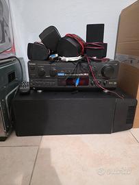 amplificatore technics e impianto 5.1 bose con sub