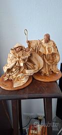 Natività in cartapesta di Claudio Riso Lecce 