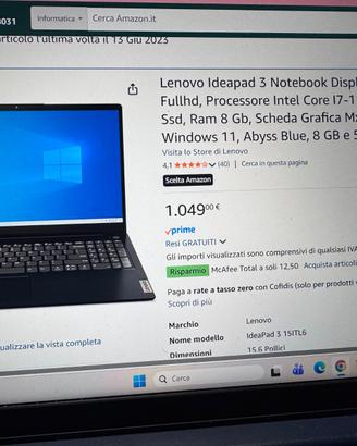 Pc lenovo Ideapad 3 Notebook