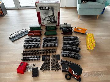 Set completo di modelli della ferrovia da giardino