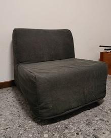 Poltrona letto, Knisa grigio 