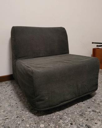 Poltrona letto, Knisa grigio 