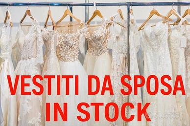 Abiti sposa in stock