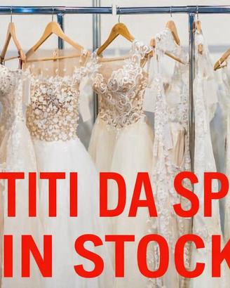 Abiti sposa in stock