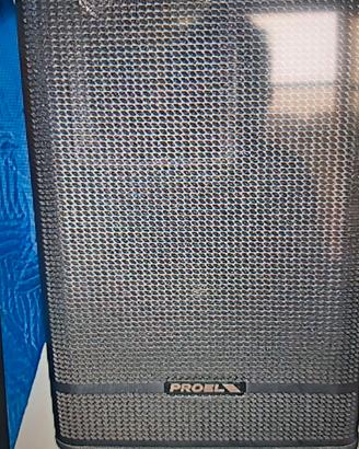 COPPIA DI CASSE PROEL NEOS 12 AXS 1000 W L'UNA