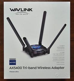 Adattatore WiFi 6E Potente AX5400