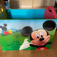 Contenitore in legno per Giochi - Disney Mickey