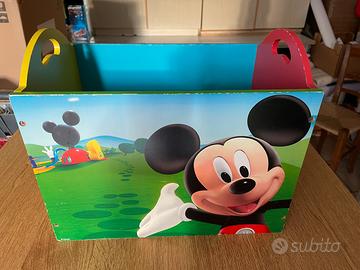 Contenitore in legno per Giochi - Disney Mickey