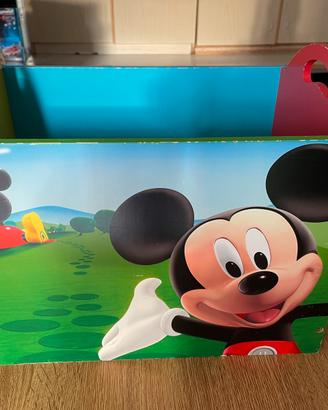 Contenitore in legno per Giochi - Disney Mickey
