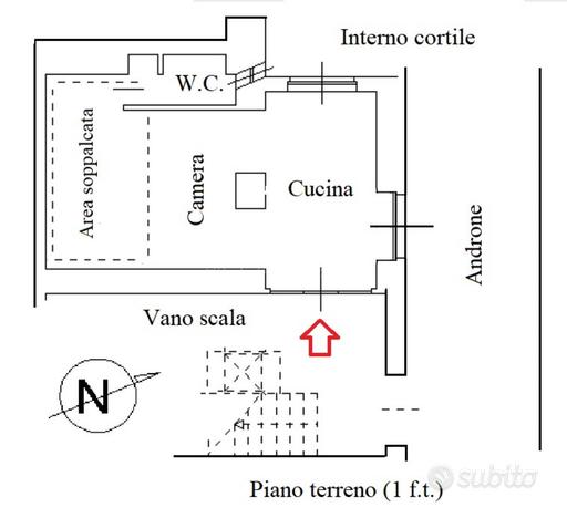 BILOCALE ARREDATO NUOVO IN ZONA CROCETTA!