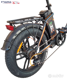 Fatbike Ncx modello Black Stone X 250w