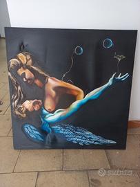 Quadro 80x80 cm angelo 