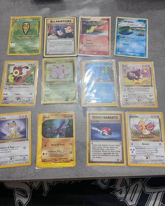Lotto carte pokemon vintage