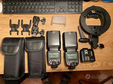 Set flash Godox TT685C e trasmettitore X1T-C