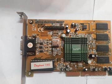 🔥 Scheda Video Intel i740 AGP 4MB - VGA Retrò🔥