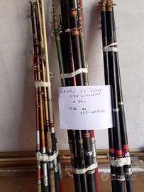 Canne da pesca varie